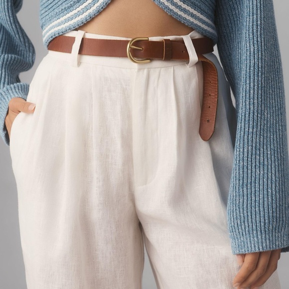 Anthropologie Ronny Kobo Linen Krew Pants - Picture 7 of 9